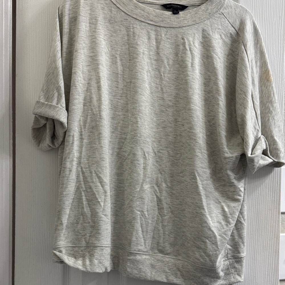 Banana Republic Light Gray Tee